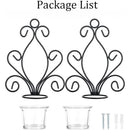 Creative Iron Wall Candle Holders Vintage Candlesticks