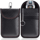 Faraday Car Key Case 2-Pack Signal Blocking Keyless Entry Protector