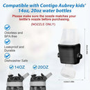 3 Pcs Replacement Nozzles Compatible with Contigo, BPA-Free Lid Parts with Wrench