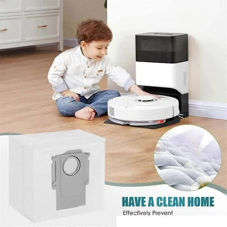 Roborock Q8 Max Q8 Max+ Q5 Pro Q5 Pro+ Compatible Vacuum Cleaner Bags 8PCS Replacement Accessories