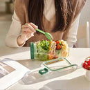 Salad Container with Sauce Dressing Bowl Portable Leak Proof All in One Salad Box