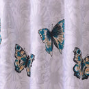 Shower Curtain 220x200cm Bathroom Curtain with Hooks Mildew Resistant