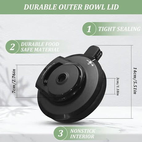 Outer Lid Compatible with Ninja Ice Cream Maker NC299AMZ NC301 NC300 Replacement Lid Accessory