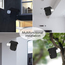 pieces - Camera silicone protective cover - security camera protective cover - black - soft silicone cover - security camera protective cover - weatherproof silicone housing - for EufyCam 2C
