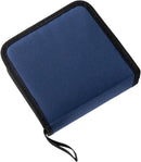 CD/DVD Storage Case - CD Bag - Oxford Cloth - With Zipper - CD Case Storage Folder - DVD Case Case - CD (Rom)/DVD Storage Case - CD/DVD Case Folder - CD/DVD Storage System - Suitable for 40 CDs or DVDs - 16*15.5*4.8cm - Blue