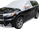 Windshield Cover - Car - Winter - Windshield Cover Mount Foldable Cover Car Windshield for Snow, Ice, Frost, Dust, Sun - Silver - For Most Cars & SUVs - Aluminum Film Composite Spunlace Cotton - 230*148cm