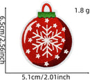 32 Pieces Iron-On Patches - Christmas Iron-On Embroidered Patches - Embellishments for Clothing - Clothes Patches - DIY Accessories - Cute Sewing Appliques - Sew-On Embroidered Applique Sewing Patches - For Jackets, Hats, Backpacks