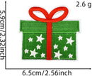 32 Pieces Iron-On Patches - Christmas Iron-On Embroidered Patches - Embellishments for Clothing - Clothes Patches - DIY Accessories - Cute Sewing Appliques - Sew-On Embroidered Applique Sewing Patches - For Jackets, Hats, Backpacks