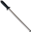 Diamond sharpening steel - Sharpening steel for knives - Sharpening rod - PP - silver, black - 439mm - Suitable for sharpening and maintaining all types of knives (except serrated knives/ceramic knives)