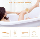Bath brush - Back brush - Long-handled bath brush - Skin brush - Shower brushes - Bath/shower accessories - shower scrub brushes - white - PP - 37*7.5*2cm