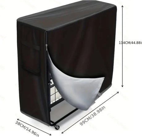 Folding Bed Cover - 99 x 38 x 114 cm - Dustproof Folding Bed Cover - Waterproof Protector - Multifunctional Cover - for 38