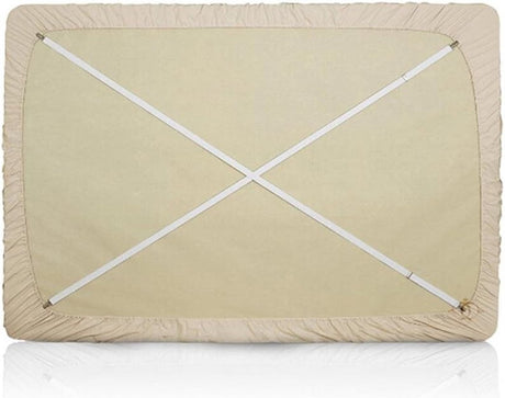 4 pieces - 70-230 cm Sheet tensioners - Sheet clips - Duvet tensioners - Duvet clamps - Bed sheet clamp - Sheet braces - Elastic fitted sheet tensioners - Adjustable - for sheets, ironing board, mattress or sofa
