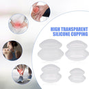 4 pcs Cellulite Cups - Silicone Cups - Cupping Cups - Cupping Set - Cupping For Cellulite - Vacuum Cup - For reducing cellulite anti-aging relieves pain and joints for buttocks, neck, body - Black