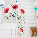 Static window sticker - window sticker - Wall decoration - 30*54cm - flower plant - PVC - colorful
