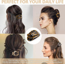 Hair Clips - 4 Pieces - Women - Flat - Hair Accessories - Hair Clip - 4 Colors - Hairpins - Clips - Leopard