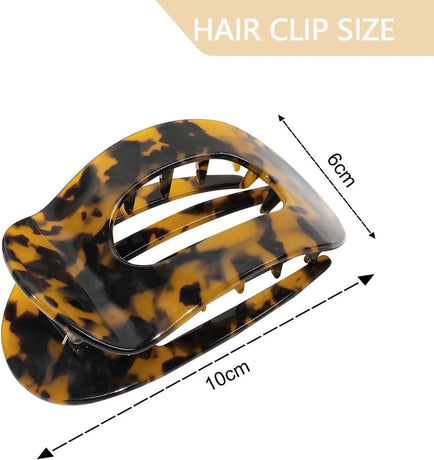 Hair Clips - 4 Pieces - Women - Flat - Hair Accessories - Hair Clip - 4 Colors - Hairpins - Clips - Leopard