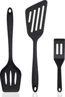 Spatulas - 3 pieces - Spatula Silicone - BPA free - Non-stick coating Silicone Cooking Utensil Set, Slotted spatula, heat resistant spatula, fish spatula, spatula kitchen utensils, for coated pots - Non-stick