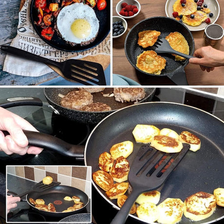 Spatulas - 3 pieces - Spatula Silicone - BPA free - Non-stick coating Silicone Cooking Utensil Set, Slotted spatula, heat resistant spatula, fish spatula, spatula kitchen utensils, for coated pots - Non-stick