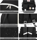 Backpack - School Bag - Backpack - Girl Backpack - School Backpack - School Bag - Laptop Backpack - 30 Liters - BlackA