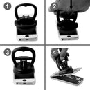 3 pieces - Mini Car Dent Remover - Suction Cup - Dent Puller - Suction Lifter - Extra Strong Suction Cups - Plate Holder - Suction Lifter - Black - 5.8cm*6.5cm - ABS