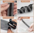 Iron-on tape - Shorten trousers - Shortening hem tape - Black - 5 meters