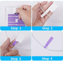 Cable Markers - 20 Pieces - Cable Labels - Cable Marking Labels - Self-Adhesive - Waterproof - Tear-Resistant - Oil-Resistant - Scratch-Resistant - Handwritten - 10 Colors