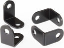 20 pieces - Corner connections - corner anchor - corner connectors - fixed bracket - corner bracket - 26x26 MM - iron - black - 90 degrees - Including screws