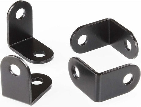 20 pieces - Corner connections - corner anchor - corner connectors - fixed bracket - corner bracket - 26x26 MM - iron - black - 90 degrees - Including screws