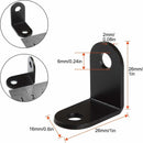 20 pieces - Corner connections - corner anchor - corner connectors - fixed bracket - corner bracket - 26x26 MM - iron - black - 90 degrees - Including screws