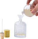 Mini perfume bottles - 50ml - Empty spray bottle - Travel bottle - Perfume atomizer - Perfume bottles - Refillable - Gold - Transparent - Glass - For travel, going out, handbags