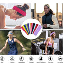 Headband - 20 Pieces - Sports Headbands - Headband - Adults - Yoga Headbands - Elastic Non-Slip - Fitness - Sweatband - Athletic - Gym - Dance - Running - Hair Accessories - 20*5CM
