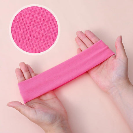 Headband - 20 Pieces - Sports Headbands - Headband - Adults - Yoga Headbands - Elastic Non-Slip - Fitness - Sweatband - Athletic - Gym - Dance - Running - Hair Accessories - 20*5CM