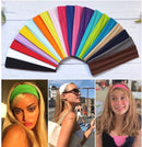 Headband - 20 Pieces - Sports Headbands - Headband - Adults - Yoga Headbands - Elastic Non-Slip - Fitness - Sweatband - Athletic - Gym - Dance - Running - Hair Accessories - 20*5CM