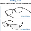 Nose Pads for Glasses - 20 Pairs - Nose Pads for Glasses with Air Chamber - Glasses Cushions - Silicone - Transparent - Anti-slip - Self-adhesive - Suitable for sunglasses, reading glasses, sports glasses