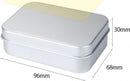 pieces - Soap box with lid - Soap dish - Soap holders - Protective and travel tin - Soap box - Soap dish - aluminum - Travel size toiletries - Bathroom accessories - for holidays and travel