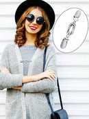 6 pieces - Cardigan clasp - Brooch clip - Women's cardigan clip - Cardigan clasp - Clothes clip - Cardigan clips - Cardigan pin - Cardigan clip - Non-slip fixed buckle - for dresses, shirts, sweaters, jackets