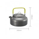 3 pieces - Cooking set - Camping Cooking set - Cookware - Camping Pan Set - Camping Cookware Kit - Kitchenware set - saucepan, pan, teapot - for 2-3 persons - for Outdoor Picnic Camping Hiking - Foldable - aluminum