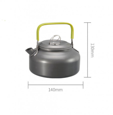3 pieces - Cooking set - Camping Cooking set - Cookware - Camping Pan Set - Camping Cookware Kit - Kitchenware set - saucepan, pan, teapot - for 2-3 persons - for Outdoor Picnic Camping Hiking - Foldable - aluminum