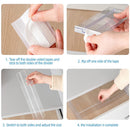 Drawer divider - 4 pieces - Drawer divider - Drawer organizer - Tools - Adjustable/extendable (27.5-52 cm) - For Clothes/Kitchen/Bathroom/Wardrobe - Transparent - Plastic