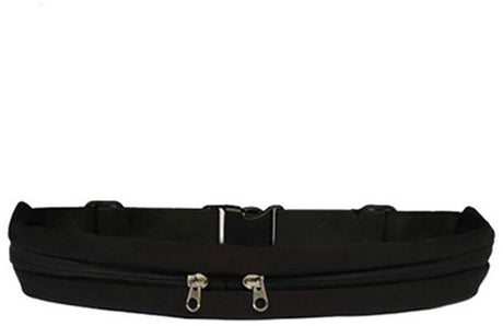 Running Belt - Phone - Running Belt - Men and Women - Running Phone Holder for Race, Jogging, Marathon - For 6.5” Mobiles - Black - One Size