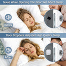 6 Pieces - Door Protectors - White - Indoor Door Stops - Wall Protector - Door Buffer - Self-Adhesive - Wall Protection - 42*42*12mm - Silicone - Door Handle Buffers