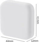6 Pieces - Door Protectors - White - Indoor Door Stops - Wall Protector - Door Buffer - Self-Adhesive - Wall Protection - 42*42*12mm - Silicone - Door Handle Buffers
