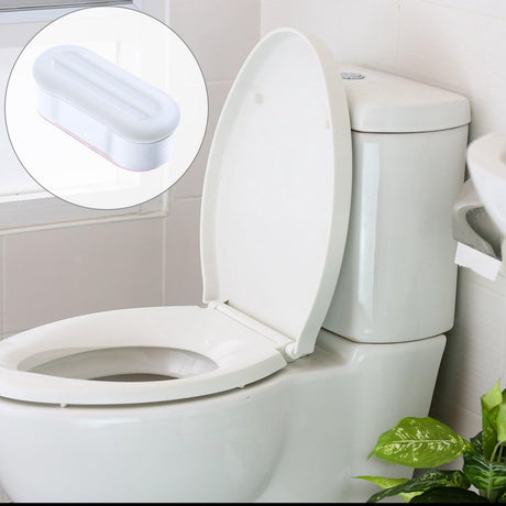 Toilet Seat Buffers - 8 Pieces - Toilet Seat Buffers - Extend Bidet Life - Toilet Seat Buffers - Silent and Soft Closing - Protect Toilet Seat - White - Self-adhesive - TPE, ABS and Plastic