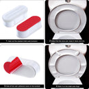 Toilet Seat Buffers - 8 Pieces - Toilet Seat Buffers - Extend Bidet Life - Toilet Seat Buffers - Silent and Soft Closing - Protect Toilet Seat - White - Self-adhesive - TPE, ABS and Plastic