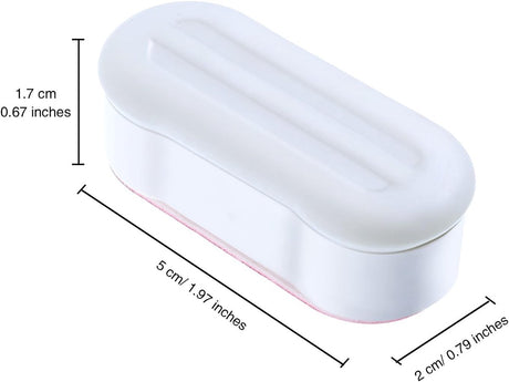 Toilet Seat Buffers - 8 Pieces - Toilet Seat Buffers - Extend Bidet Life - Toilet Seat Buffers - Silent and Soft Closing - Protect Toilet Seat - White - Self-adhesive - TPE, ABS and Plastic