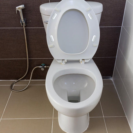 Toilet Seat Buffers - 8 Pieces - Toilet Seat Buffers - Extend Bidet Life - Toilet Seat Buffers - Silent and Soft Closing - Protect Toilet Seat - White - Self-adhesive - TPE, ABS and Plastic