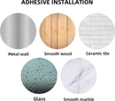 Toilet roll holder - WC roll holder - space aluminum - gold - Self-adhesive / Drilling - double layer - With shelf - 16.7 * 9.5 * 6.2 cm