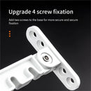 2 pieces - window holder - window limiter white - Window stays - Windows - Window fittings - Window holder & door holder - wind hook - Plastic and metal - 10.6×1.4cm - adjustable - Anti-burglary - window security - for inward-opening windows