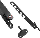 Window and Door Stopper - 2 pieces - Window Limiter - Window Security - Child Lock Window - Window Lock - 16cm - with Mounting Material - Black