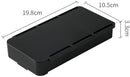 Desk organizer - 2 pieces - Drawer dividers - Self-adhesive - Under desk drawer organizer - Drawer under desk - Hidden desk drawer - For shelves, desks and tables - Black - 19.8*10.5*3.3 cm - ABS
